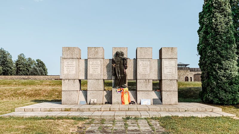 recinto monumentos mauthausen austria